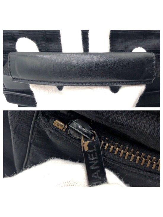 Chanel New Travel Line CC Logo Black Nylon Backpack main image 8